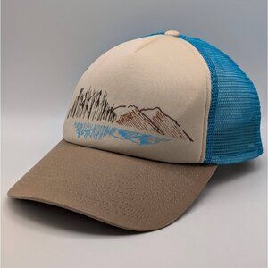 DeYoung BUFF Hat Trucker Mesh Fly Fishing Hiking Cap Strap Back Mountains